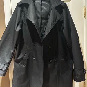 Mens Trench Coat Double Breasted